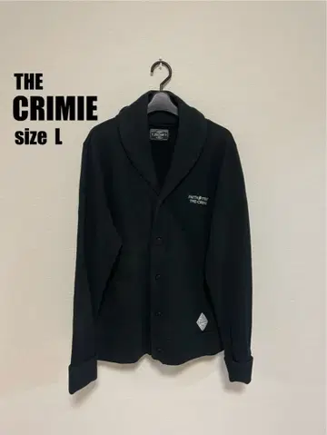 THE CRIMIE 클라이미 숄카라 맨투맨 가디건 블랙 L