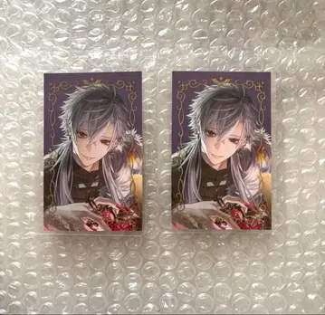 니지산지 쿠츠하 팝업 사진풍 카드 금박 레어 2장 세트