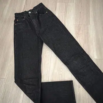 MOUSSY PLAIN JEANS BLK STRAIGHT SLIM