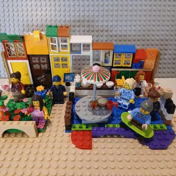 12 레고 카페와 커뮤니티 장면 세트