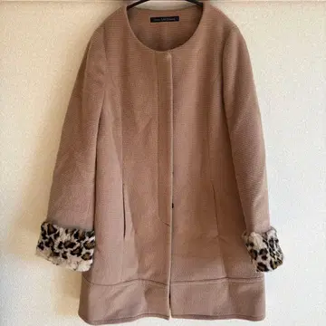 Green Label Relaxing 노카라 코트 베이지