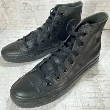 CONVERSE 가죽 올스타 HI 1C075 블랙 24.5cm