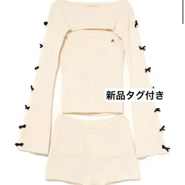 신디 리본 니트 세트업