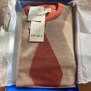 프링글 캐시미어 스웨터 영국제 미사용