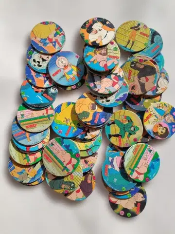 근육맨 딱지 약 60장 세트