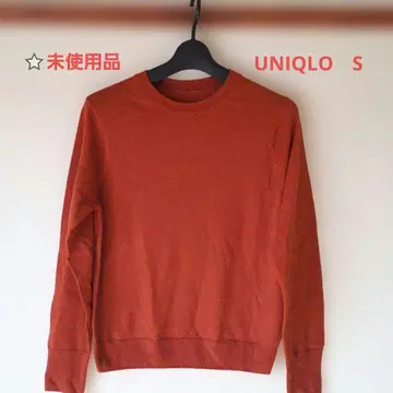 미사용 UNIQLO 여성용 울 100% 긴팔 스웨터 S사이즈