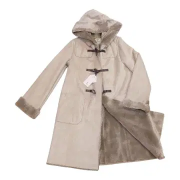 nano universe 무스탕 후드 부착 코트 택 포함 새상품