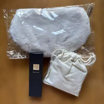 n 오가닉 홀리데이 메이크업 파우치 & 거울 & 리스트업 스패출러