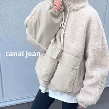 canaljean 아웃 포켓 보아 아우터
