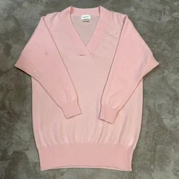 FRAY I.D 핑크 캐시미어 스웨터