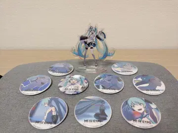하츠네 미쿠 엑스포 10주년 아크릴 피규어 & 캔뱃지