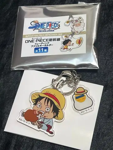 ONE PIECE 신칸센 트레이딩 아크릴 키링 루피 JR