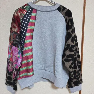 주말 SALE~ Desigual 패치워크 트레이닝복