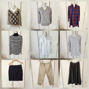 미사용품 포함 여성용 의류 묶음 판매 세트