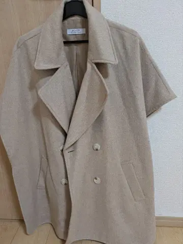 BLATE 울 케이프 코트