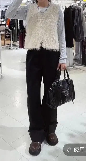 JEANASIS 사이드 스냅 스트레이트 팬츠