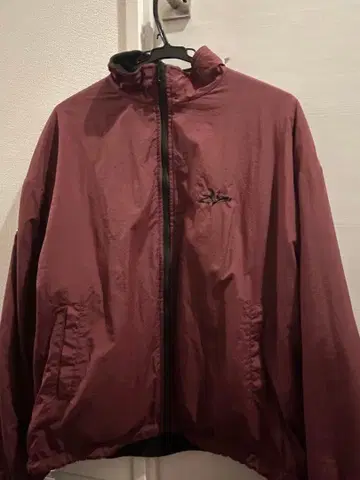 나일론 플리스 리버서블 드로코드 블루종 트랙 자켓 MSG