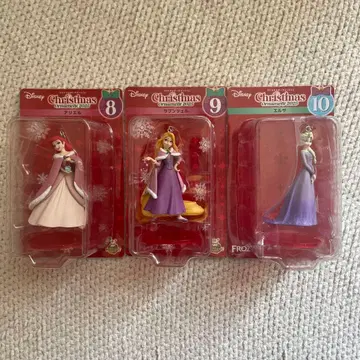 디즈니 크리스마스 오너먼트 복권 3체 세트