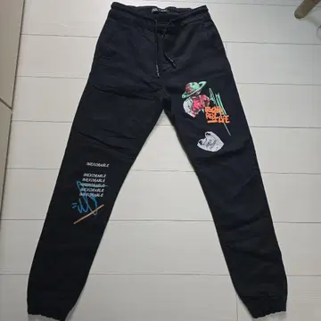 ZARA 그래픽 조거 팬츠 남녀 공용