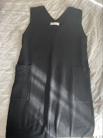 [ 새상품급 ] 블랙 슬리브리스 롱 원피스 M