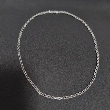 LYNCH SILVER SMITH 실버 팥 체인 목걸이 50cm