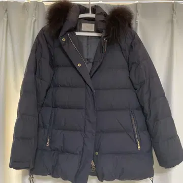 네이비 다운 자켓 퍼 포함