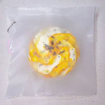 캐러멜 크림 스퀴즈 반짝반짝 주머니