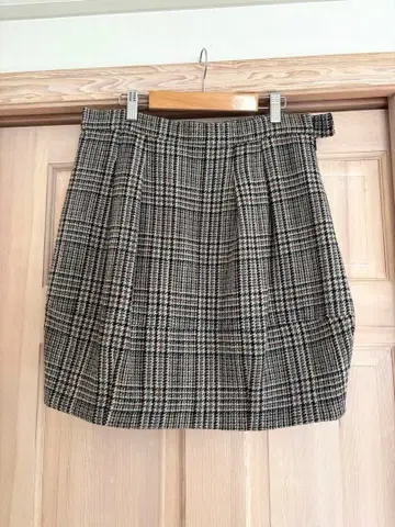 SUNAOKUWAHARA 체크 무늬 스커트