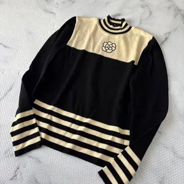 새상품급 엠즈 그레이시 M'S GRACY 스팽글 스웨터 베이지 M