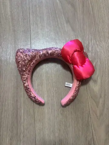 키티 스팽글 머리띠