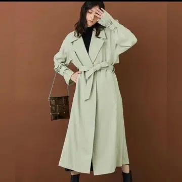 [ STUDIOUS ] 하이 트위스트 롱그로브 스프링 코트