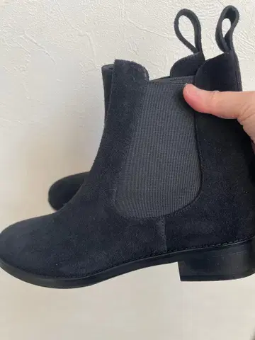 UNITED ARROWS 사이드 고어 부츠 37 블랙