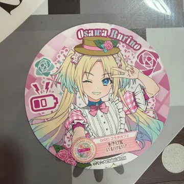 러브 라이브 하스노소라 여학원 GIGO 콜라보 카페 코스터 오사와 루리노