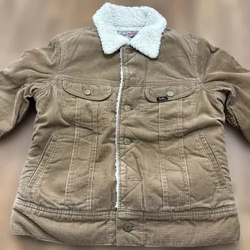 브라운 코듀로이 보아 옷깃 자켓