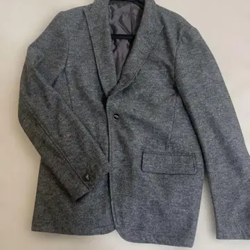 미사용 월드 TK MIXPICE 그레이 테일러드 자켓 원 버튼 XL