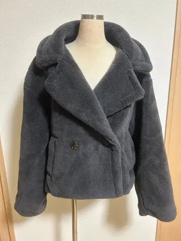 테디 보아 숏 자켓 더블 버튼