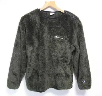 챔피온 루즈핏 보아 플리스 자켓 어깨 스냅 버튼 M