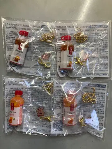 공차 미니어처 키링 2종 2세트 밀크티 망고