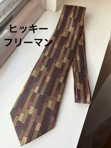 [미사용][일본제][실크 100%] 히키 프리맨 남성용 넥타이