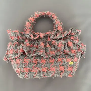 사하바이엘리 sahabyelliee 트위드 프릴 미니베베