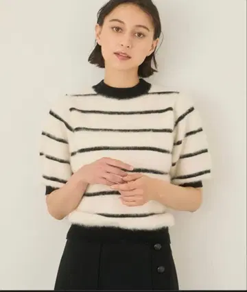 아나이 FLUFFY 보더 퍼프 풀오버