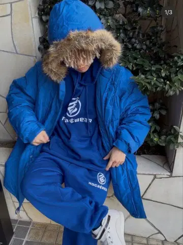 3종 세트 rocawear 퍼 다운 맨투맨 셋업