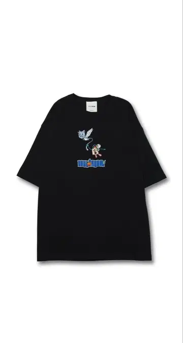 HAPPY NICORA TEE / Black vaultroom