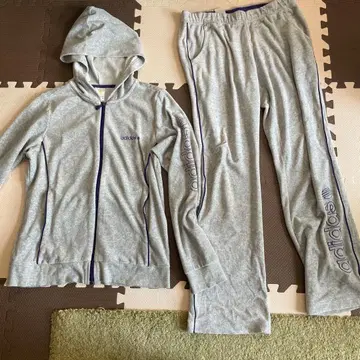 adidas NEO 후드 부착 셋업 그레이