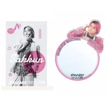 ON Snow Man 굿즈 클리어 스티커 미러 스티커 사쿠마 다이스케