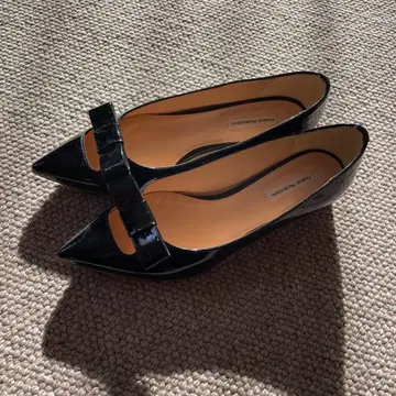 파비오 루스코니 38 페이턴트 로우힐 펌프스