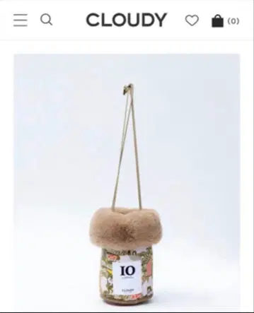 CLOUDY 클라우디 에코 퍼 드로우 스트링 백