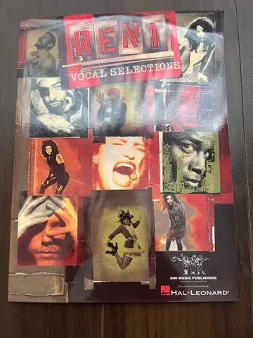 RENT 악보 스코어 VOCAL SELECTIONS 뮤지컬 렌트