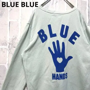 BLUE BLUE 블루블루 트레이닝복 맨투맨 핸드 V가제트