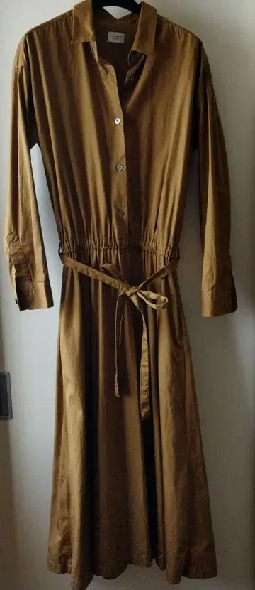 URBAN RESEARCH DOORS 브라운 셔츠 원피스